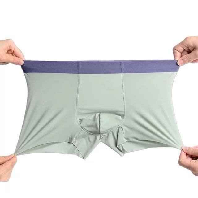 Men's Ice Silk Briefs Boxers _ Buy 1 Get 2 Free @ Just Rs.599/-