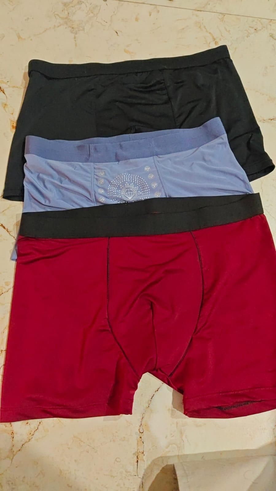 Men's Ice Silk Briefs Boxers _ Buy 1 Get 2 Free @ Just Rs.599/-