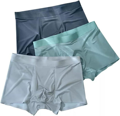Men's Ice Silk Briefs Boxers _ Buy 1 Get 2 Free @ Just Rs.599/-