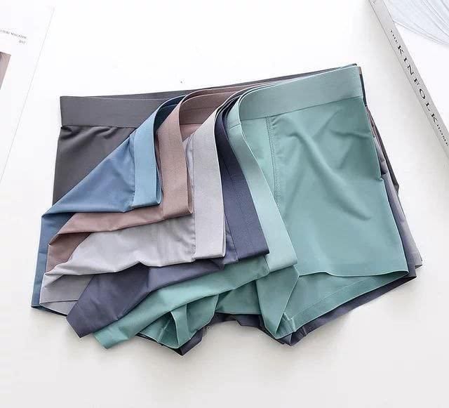 Men's Ice Silk Briefs Boxers _ Buy 1 Get 2 Free @ Just Rs.599/-
